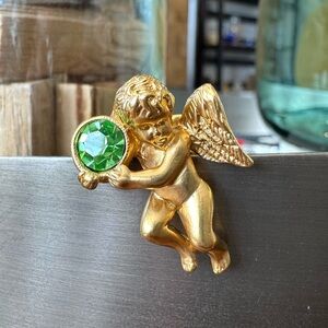 Vintage Avon Cherub Pin